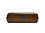THE ARTISAN'S SQUARE WOODEN  JEWELRY  BOX -HAZELNUT
