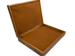 THE ARTISAN'S LARGE WOODEN  JEWELRY  BOX-OAK