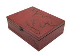 THE ARTISAN'S WOODEN JEWELRY BOX-MAHOGANY