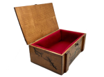 THE ARTISAN'S LARGE WOODEN  STORAGE BOX -HAZELNUT 2